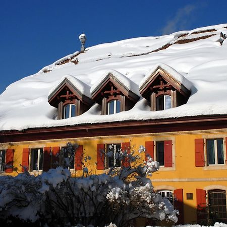 Hotel De L'Aigle Couvet Bagian luar foto